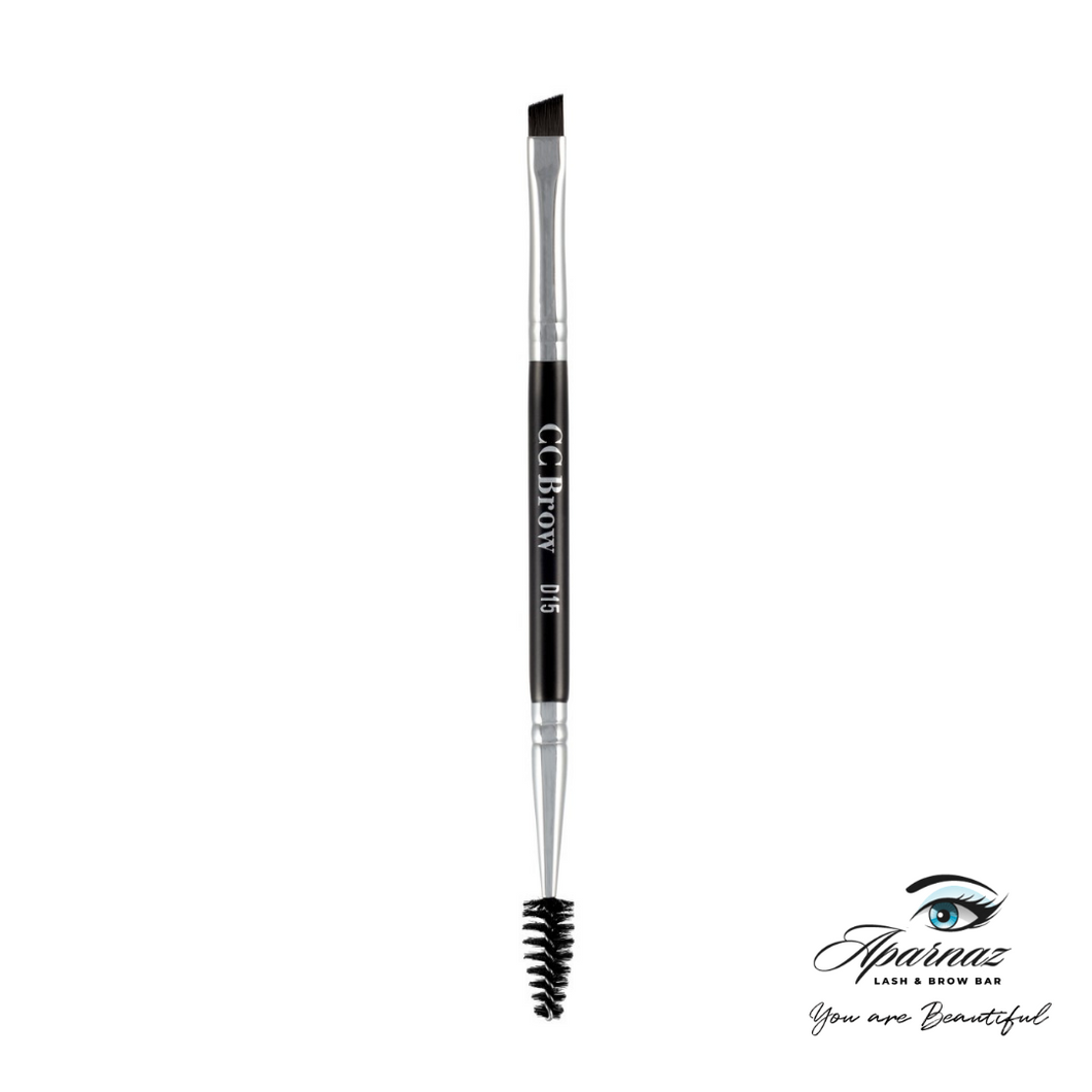 Eyebrow Brush Double Angled With Mascara Brush